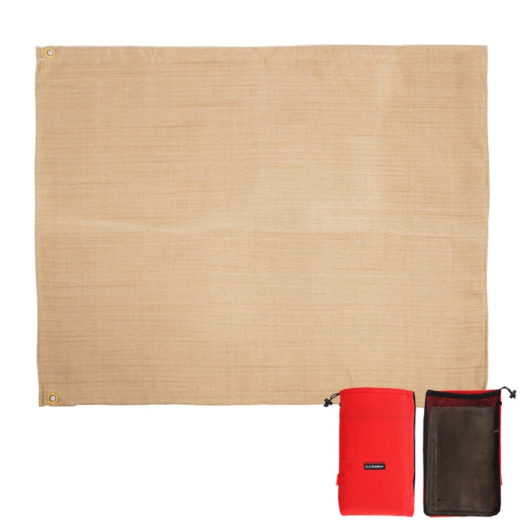 CLS Outdoor Camping Fireproof Cloth Picnic Barbecue Heat Insulation Mat Flame Retardant Fiberglass Fire Blanket, Size: 50cm x 50cm