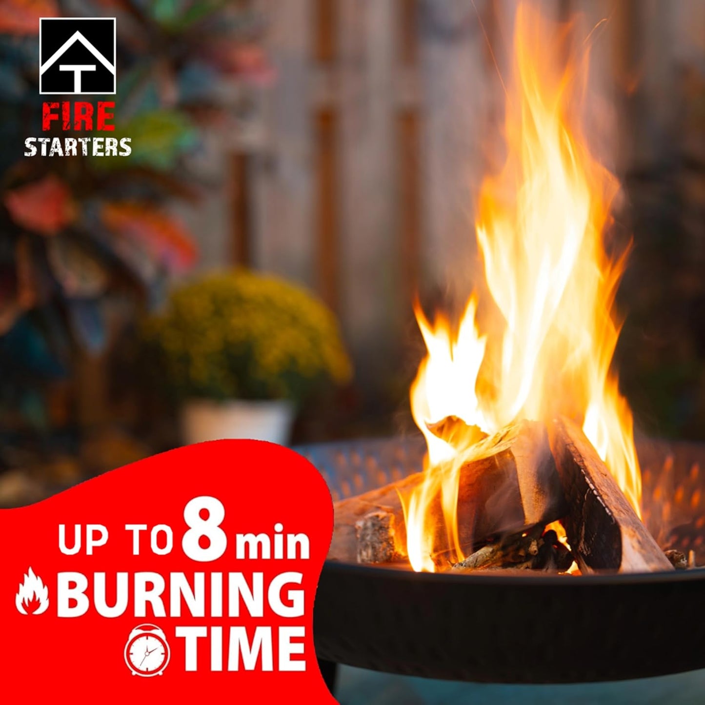10 Instant Fire Starter Lighters  - Odourless Fire lighter Sachets