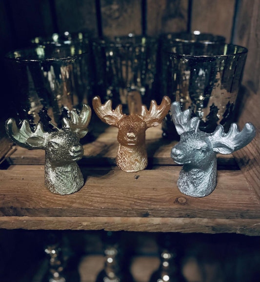 Stag Candle Gold, Rose Gold and Silver